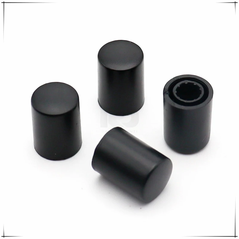 10PCS 12×16MM Plastic Knob cap Potentiometer Knob cap Amplifier volume knob cap Flower Shaped / D-Shaped Inner Hole 6mm