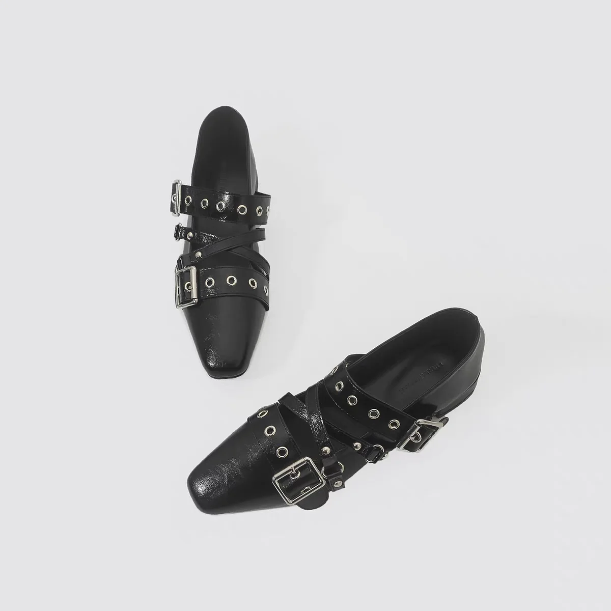 أحذية ماري جين النسائية ذات الكعب العالي 2025 أحذية نسائية جديدة للخريف مصنوعة من الجلد تصميم فاخر أحذية مريحة غير رسمية منخفضة الارتفاع #5