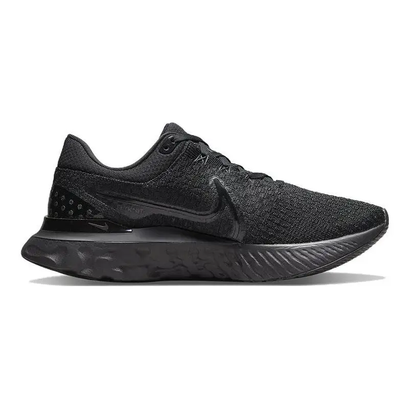 Nike React Infinity Run Flyknit 3 Triple Black Sneakers shoes DH5392-005 With Original Box