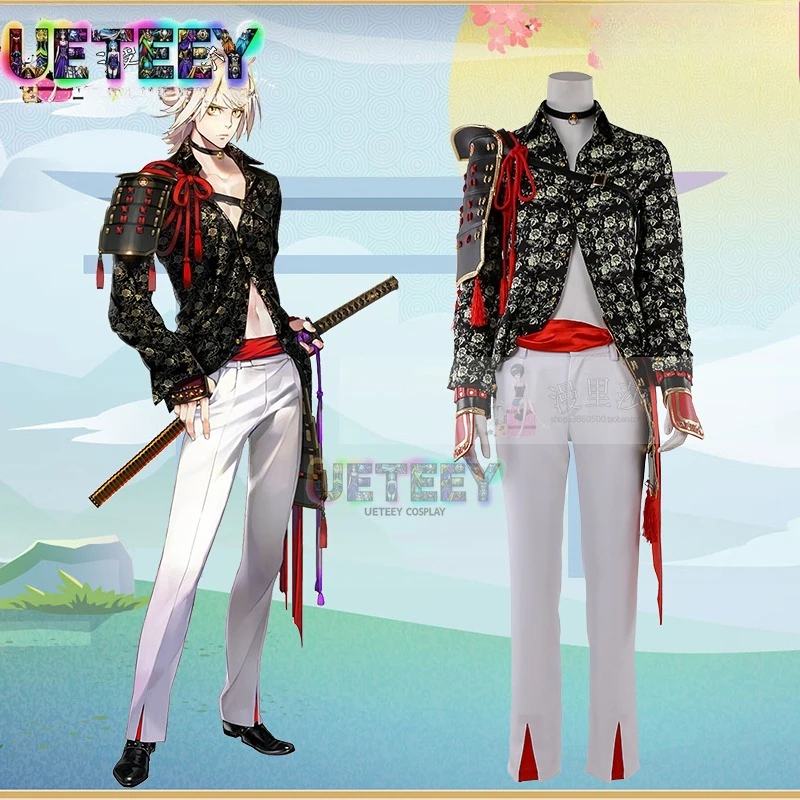 

UETEEY COS Touken Ranbu Online Minamizono Ichimonji Fuu Косплей Костюм Набор костюмов на Хэллоуин