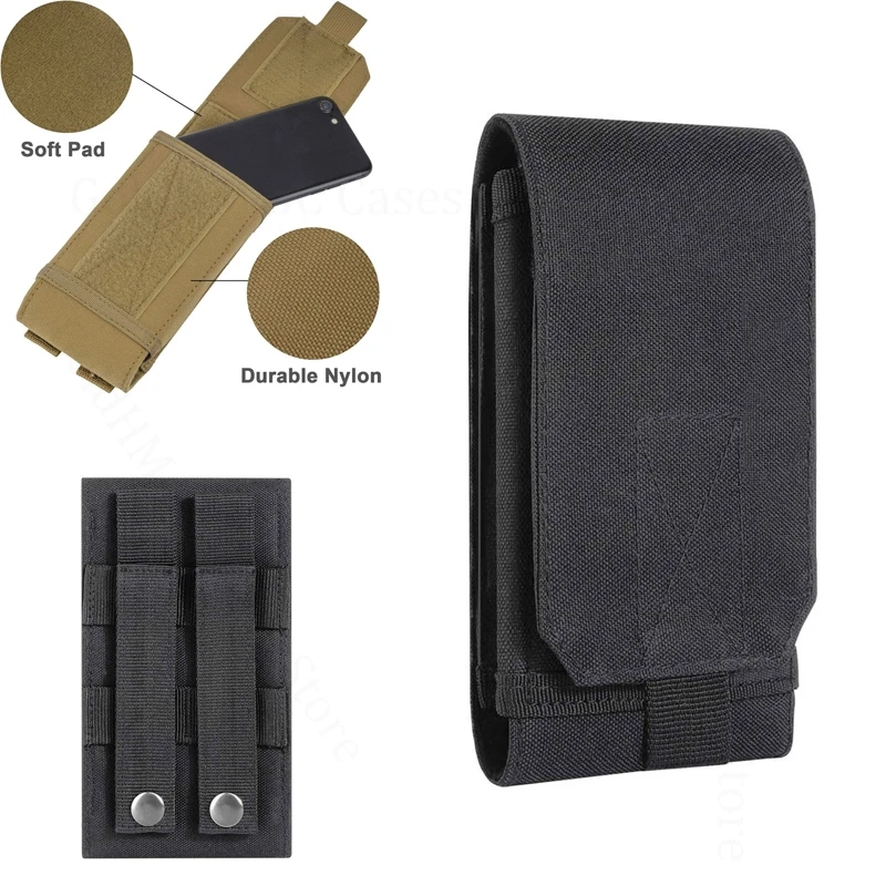 Adjustable Tactical Phone Pouches For Redmi K100 Pro Max Belt Waist Bag Pocket Phone Cover For Redmi K90 Ultra K70 K80 K100 Pro