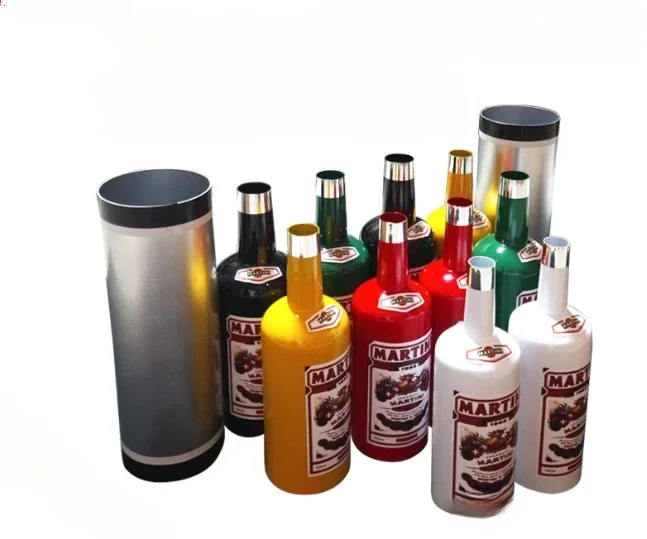 Zauberer-Requisiten, Spiele, Multiplikationsflaschen, Zaubertrick – Set mit 10 schwarzen Flaschen für Bühnenmentalismus und Partys