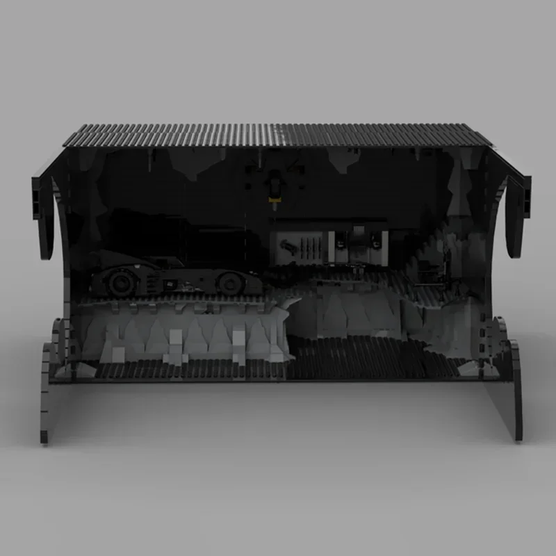Hero Movie Moc Building Blocks BatCave Shadowbox Redux Модель Технология Кирпичи DIY Сборка Темный Рыцарь Игрушки Для Детей