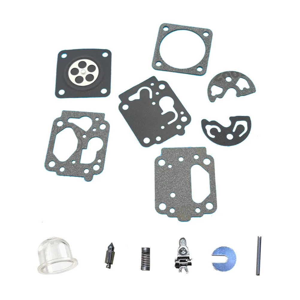 Carburetor Diaphragm Repair Rebuild Kit For Kawasaki TH43 TH48 Shindaiwa B530 C250 C260 Elite 4700 Teikei TK6 Trimmer