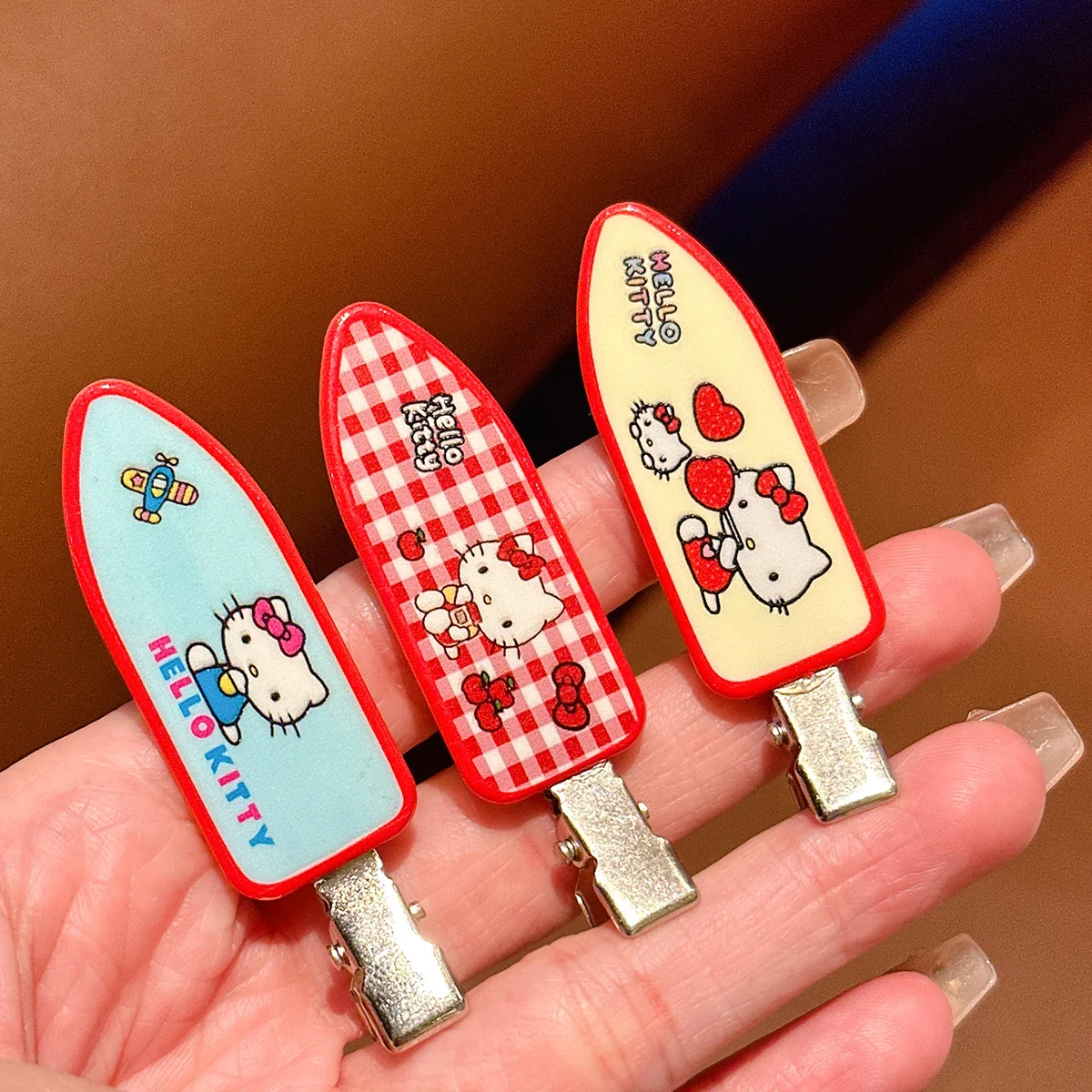 Süße Sanrio und Hello Kitty Haarspangen, süße Cartoon-Stirnbänder, Kawaii-Geburtstags- und Weihnachtsgeschenke für Studentenmädchen