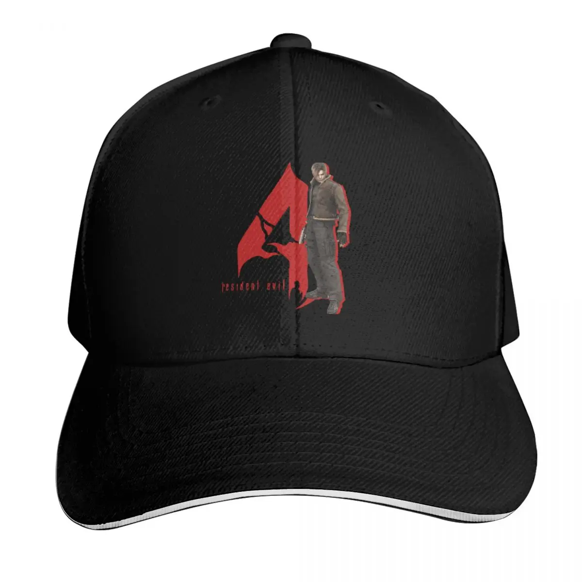 Leon & RE4 Logo Baseball Cap Casual Daily Wear Quick Dry Performance Cotton Twill Breathable