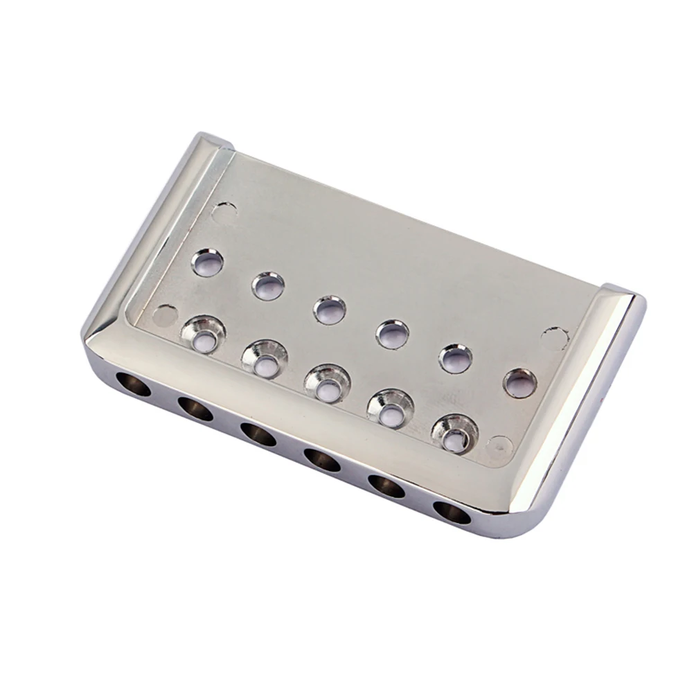 

Six-stringed Lyre Bridge Guitar Parts Saddle Plate Hard Tail Hardtail Accessories