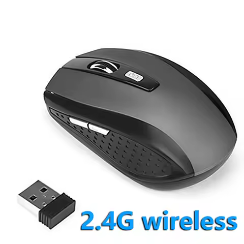 USB 2.4G Wireless Mouse Silent Mouse Adjustable DPI Levels Portable Charging Mobile Optical Office Mouse For Notebook PC MacBook
