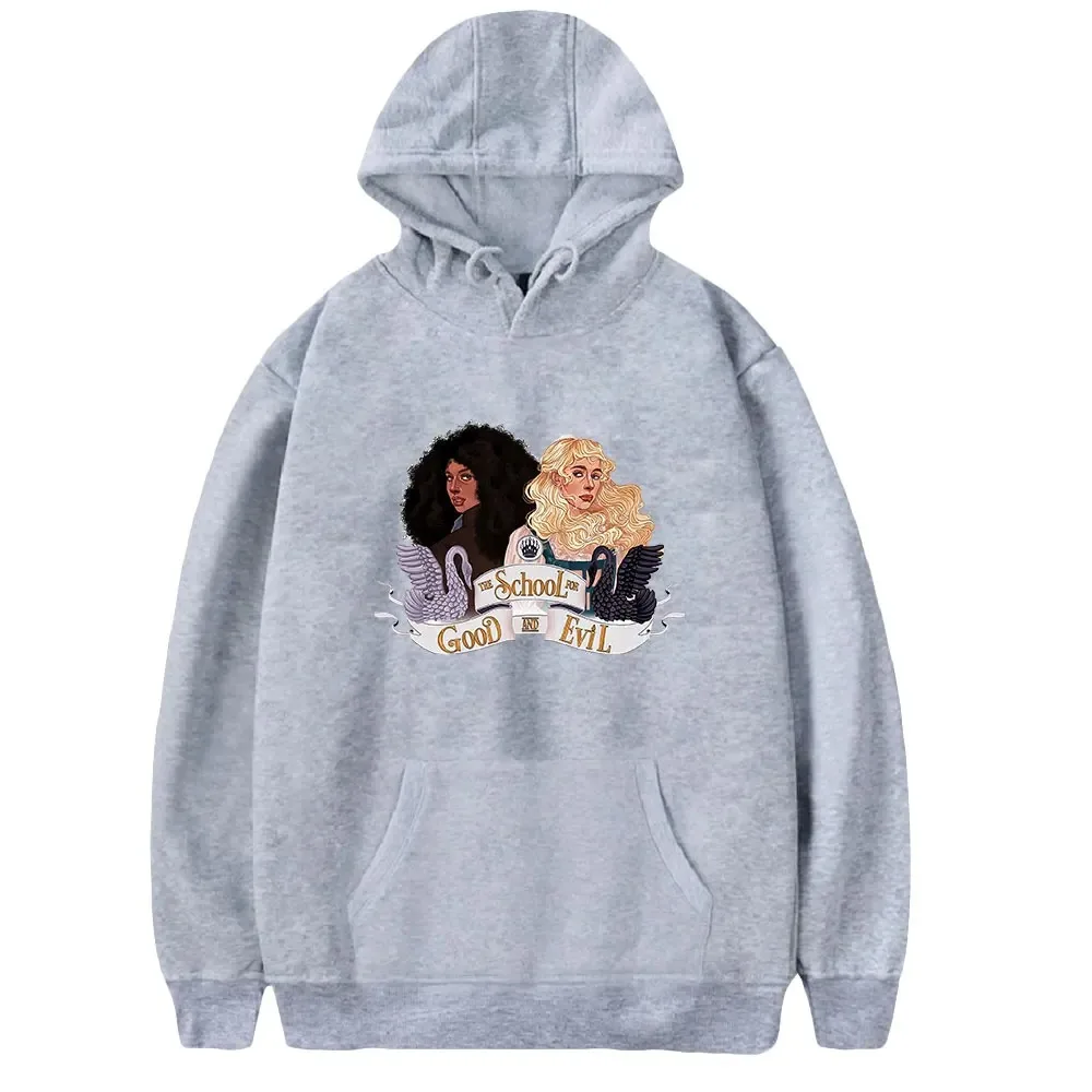 Good and evil school sweater for men and women, long sleeve sweater, Harajuku streetwear, casual style clothing
