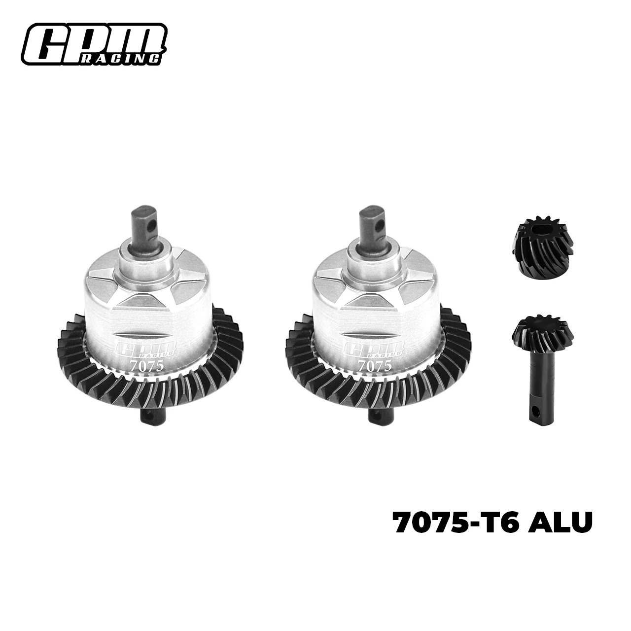 GPM Carbon Steel + 7075 Alloy F&R Complete Diffs TRAXXAS Slash 4X4 XO-01 Jato 4S