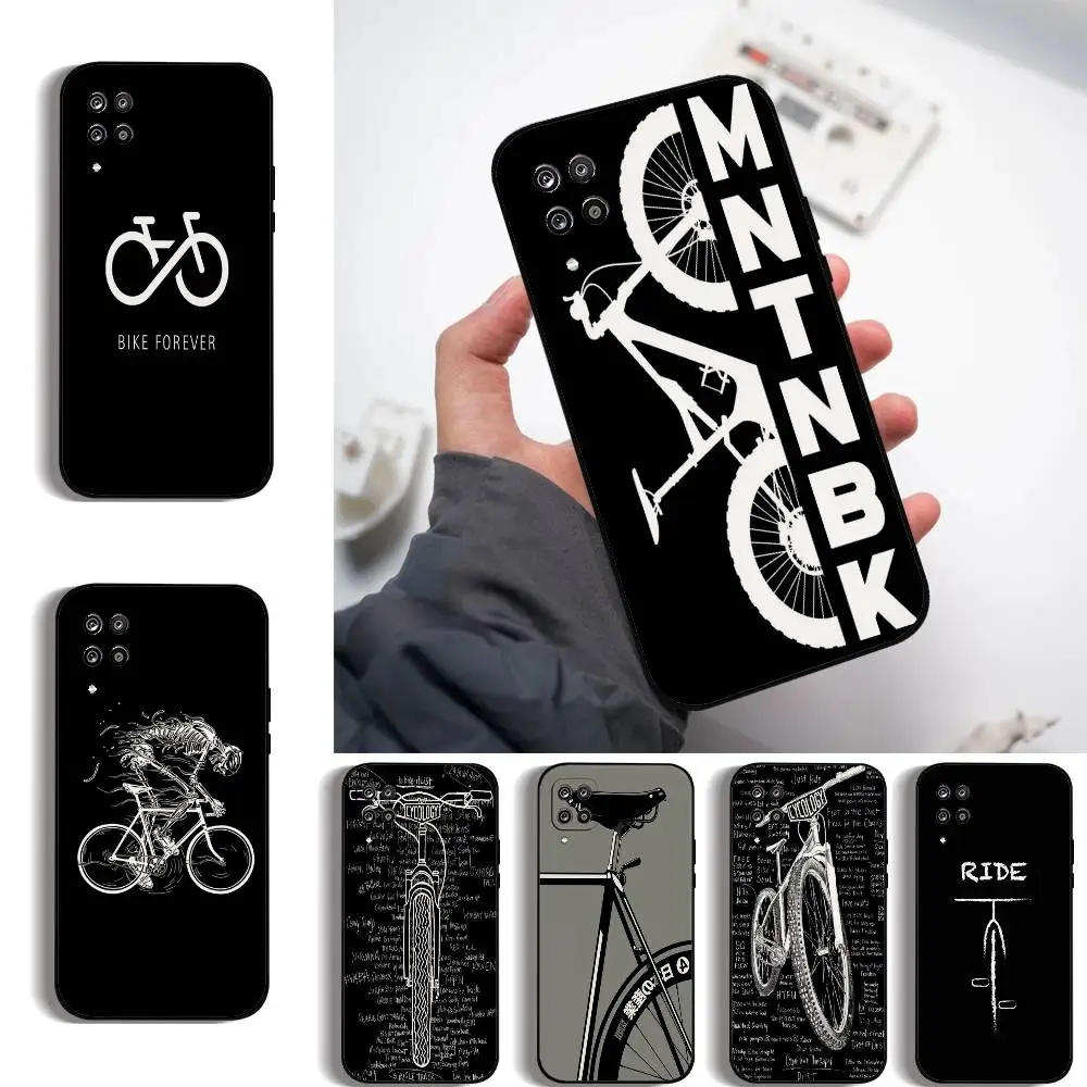 Bicycle Cycling Art Phone Case For Samsung Galaxy S21 S22 S23 S24ULTRA S25ULTRA FE Ultra Plus5G A52S S26 Soft Cover