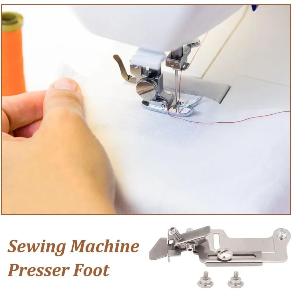 約2個入り 鉄製多機能ミシン押さえ金具 ネジ付き スナップオンミシン押さえ金具 ミシン用