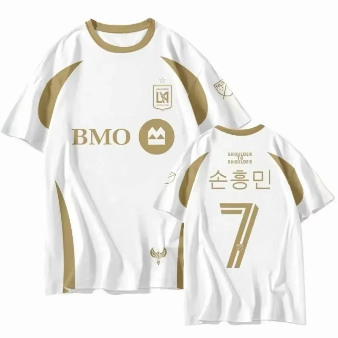 2025 قميص تدريب لوس أنجلوس FC ثلاثي الأبعاد _ مجموعة عائلية _ ملابس رياضية للأداء _ خيارات قياس كاملة مجموعة ملابس للأولاد