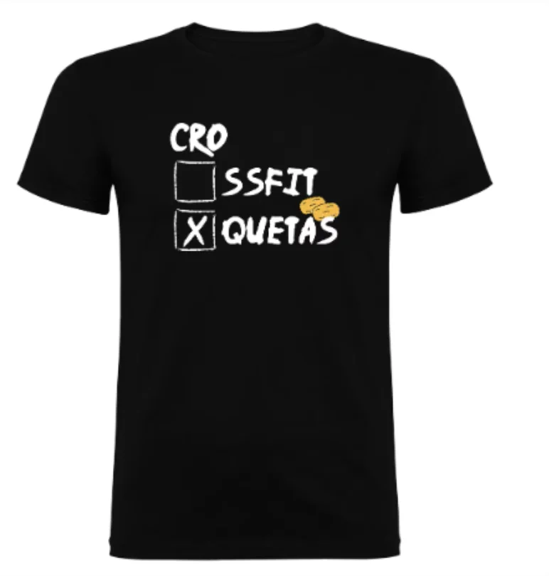 Funny T-shirt for Croquette Lovers Cotton, Casual Fit, Unique Design for Men and Women, Perfect for Gym or Everyday Wear Tshirt.
