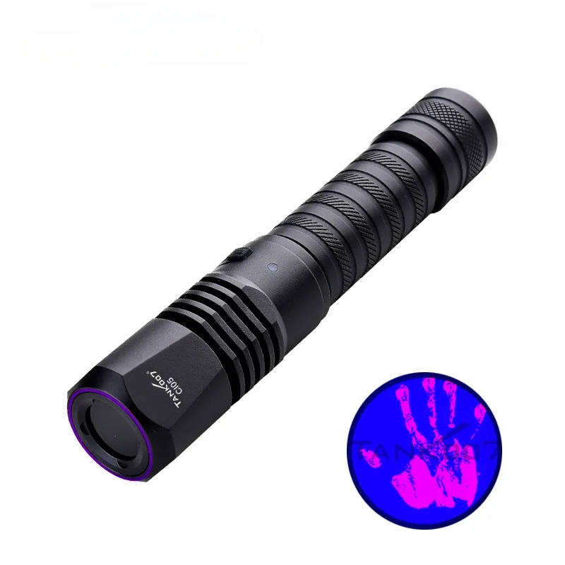 007 Unified UV flashlight Rechargeable Led lamp black light flashlight 365nm UV flashlight