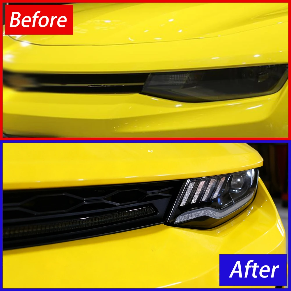 For Chevrolet Camaro 2016-2019 Auto Front Grille Upgrade New Style LED Front Grille Streamer Turn Light Assembly Car Accessories