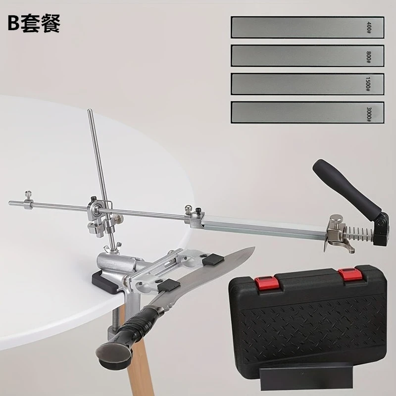 RX-009 Fixed Angle Knife Sharpener Turnable Knife Clip Adjustable Blade Fine Grinding Household Professional Angle