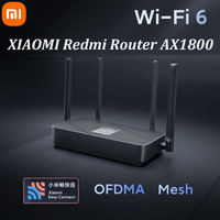 XIAOMI Redmi Router AX1800 Wi-Fi 6 Router Mesh Group 2.4/5GHz 256MB Dual-band OFDMA Works with Mi Home App Network Fiber Optic