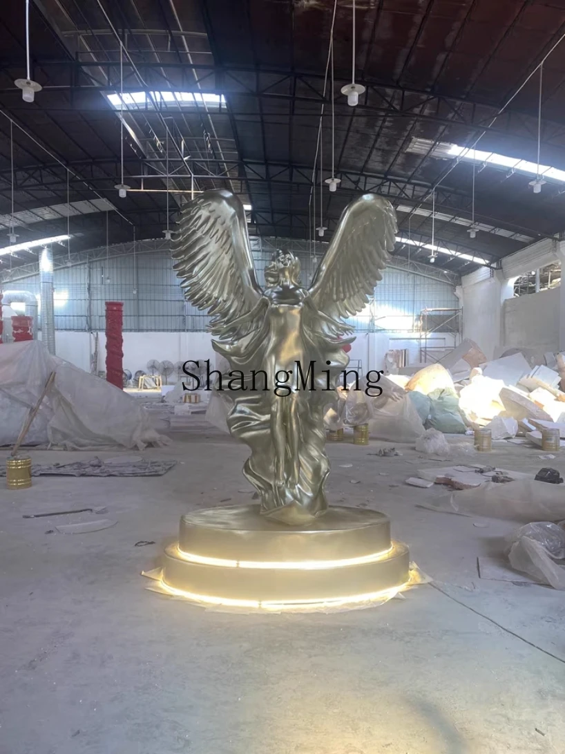 CLdepartment square landscape set ornament large fiberglass sculpture Internet celebrity wing hotel sales