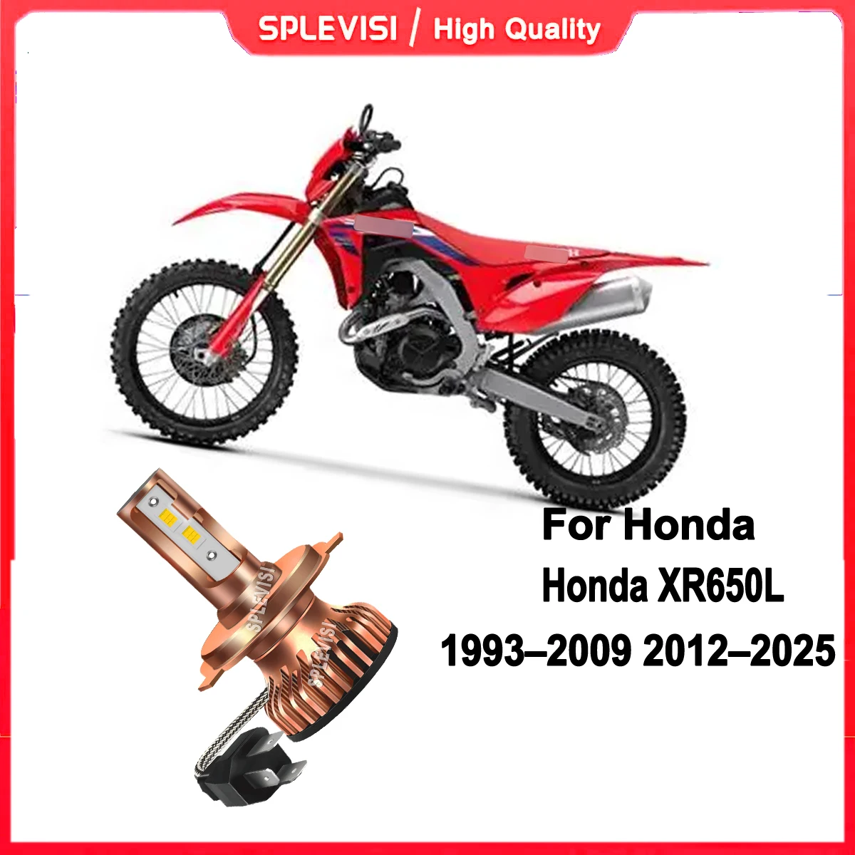 

H4 LED Motorcycle Bulb High/Low Beam -Light Up the Road Ahead For Honda XR650L 1993 1994 1995 1996 1997 1998-2009 2012–2025