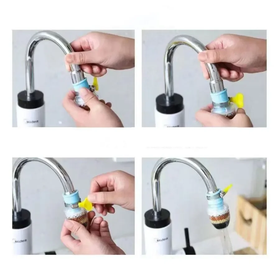 Dusch köpfe Wasserhahn Wasserfilter Haushalt versenkbar drehbar spritzwasser geschützt kleine Dusche Wasserfilter gewöhnlichen Wasserhahn Universal