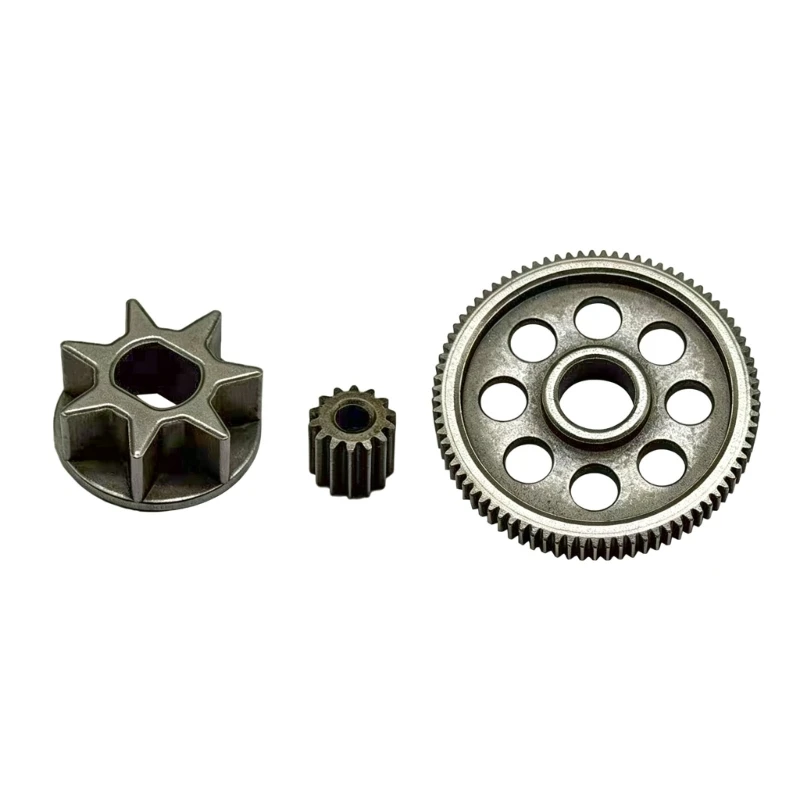 L8RC 3Pcs Electric Chainsaw Gear For Rechargeable Logging Sawing Small Chainsaw Battery Chainsaw Gear Set Gardening