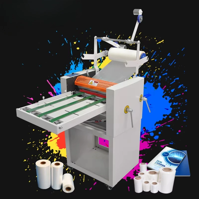 A3 Hot Cold Lamination Can Foil LaminatorHot Sale 2 Sides Adjustable Speed Manual Laminating Machine A2