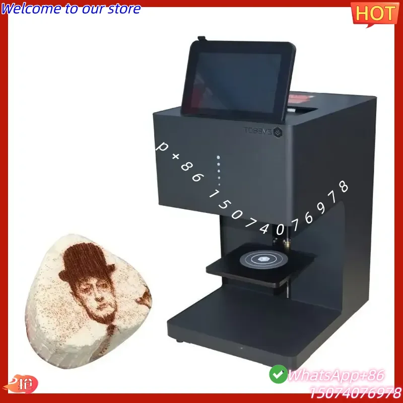 2026 Portable Mini Impresora Portatil Food 3D Inkjet Printer for ICIMG Sugar Coffee Mugs Cake Topper Tattoo Inkers Flatbed