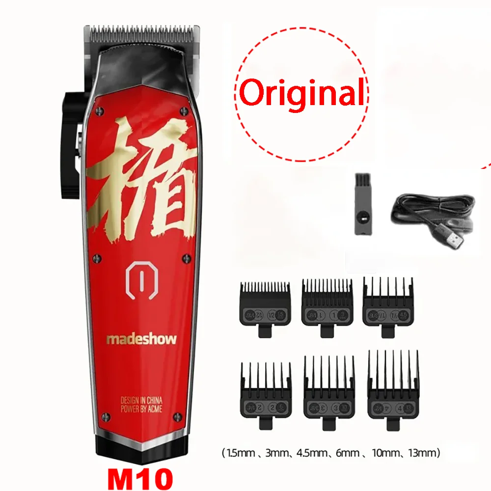 Madeshow M10 M11 Haarsnijder Heren Professionele Olie Hoofd Tondeuse Titanium Plated Keramisch Mes 7000 Rpm Kapsalon Trimmer