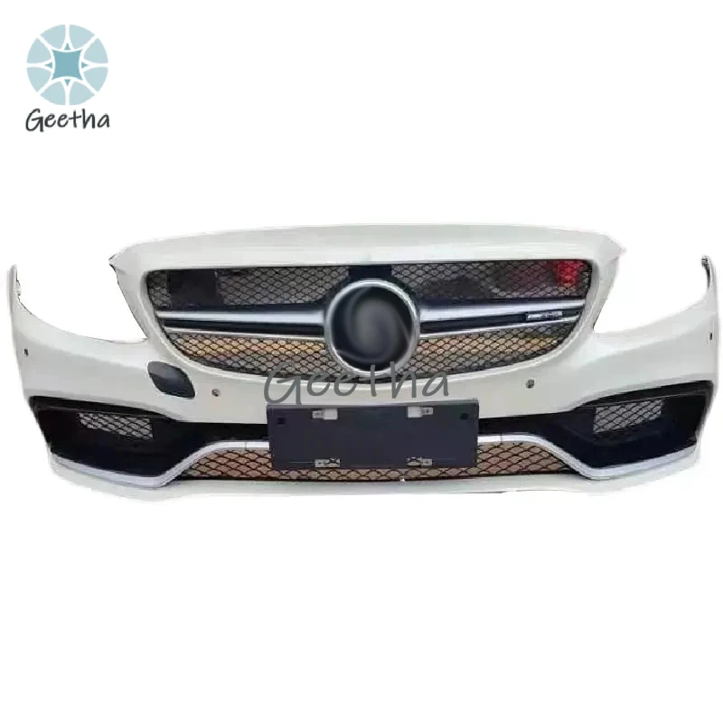 

For Body Kits for Mercedes Benz C Class W205 Upgrade Front Car Bumper with Grille Engine Hood Fenders