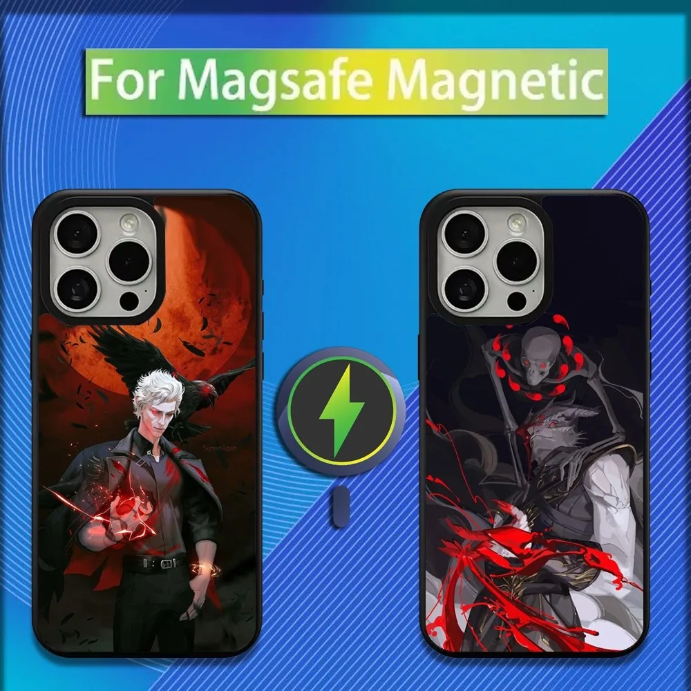 

B-Baldurs Gate 3 BG3 astarion Phone Case For iPhone 16,15,14,13,12,11,Plus,Pro,Max,Mini Magsafe Magnetic Wireless Charging