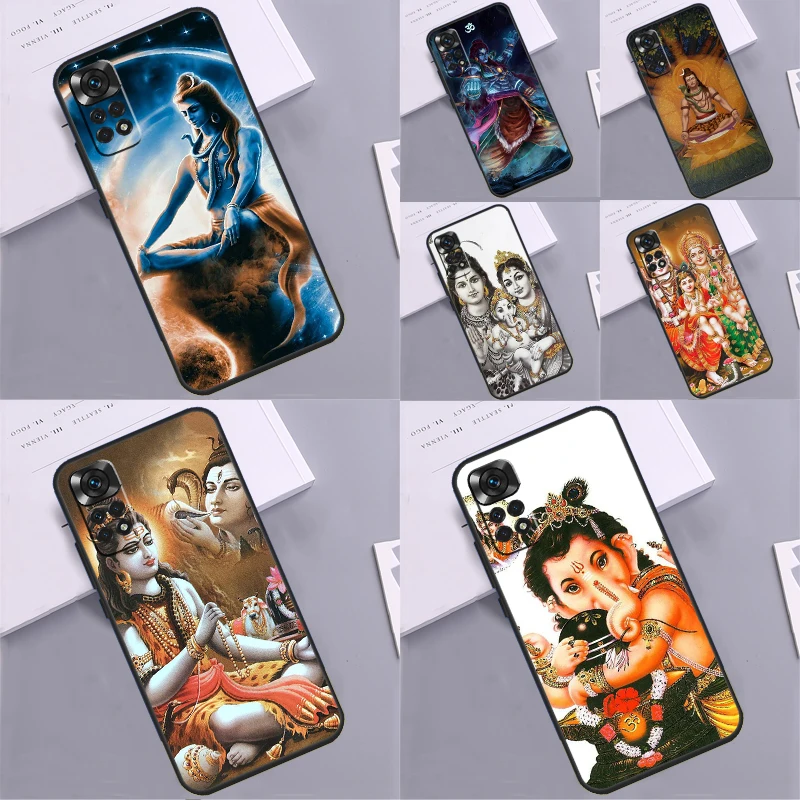 God Diety Hindu Ganesha Shiva Case For Xiaomi Redmi Note 12 11 10 9 8 Pro 9S 10S 11S 12S Redmi 12 9C 10C 12C Phone Cover