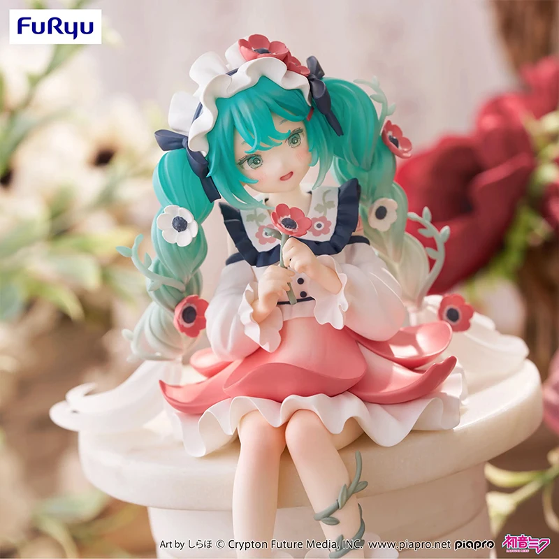 Hatsune Miku Anime Figure - Kawaii Flower Fairy Cartoon PVC Action Figurine Model Doll for Kids Birthday Gift