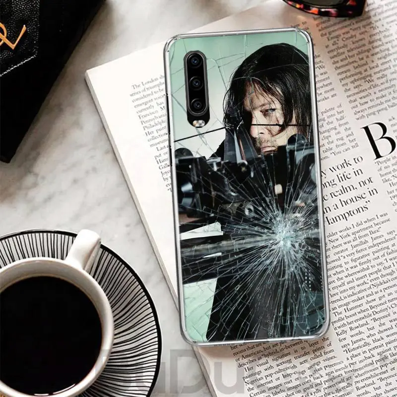 The Walking Dead Daryl Dixon Cover For Huawei P30 P40 P50 P10 P20 Lite Phone Case Mate 40 30 20 10 Pro Print Customized Coque Fu