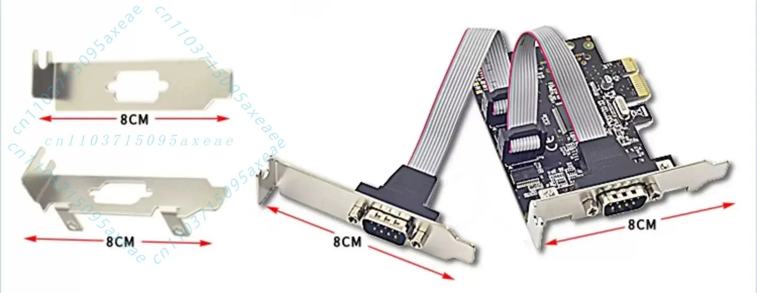 For Syba E1-PCE382-2S PCI-E to 2 Port RS232 Serial Card WCH382 Chip for Industrial POS Desktop - view 6