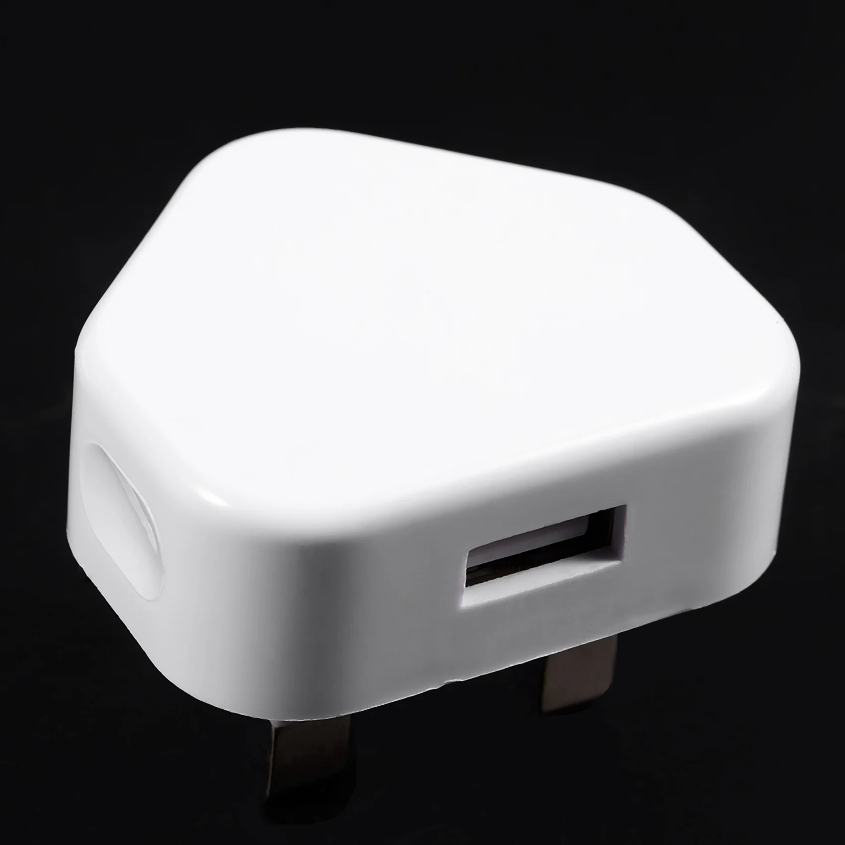 FULL-2X العالمي USB المملكة المتحدة التوصيل 3 دبوس الجدار مهايئ شاحن مع منافذ USB شاحن السفر شحن للهاتف باد (1 منفذ)