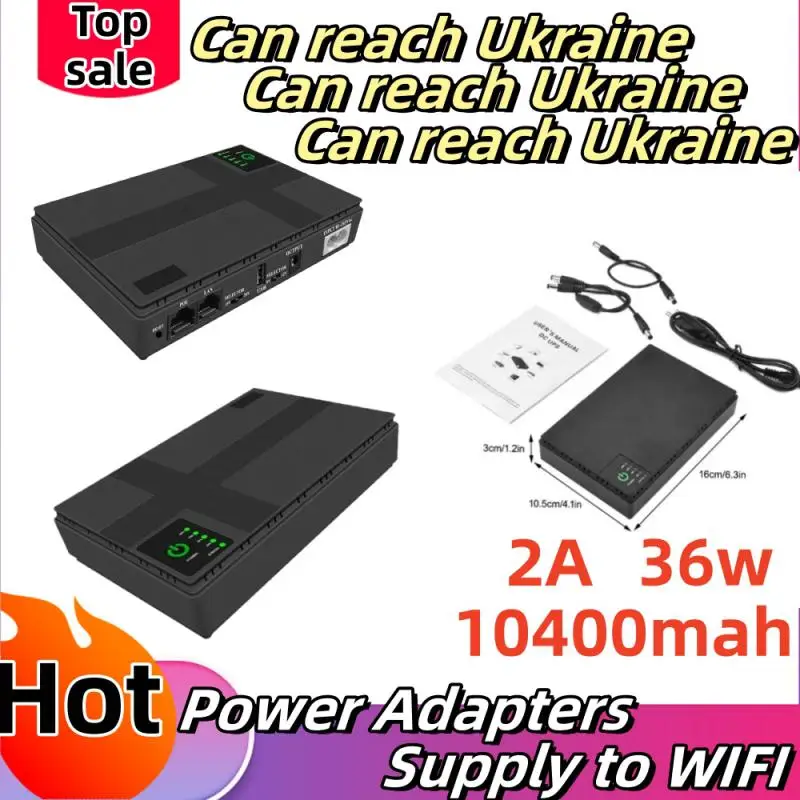 Mini Portable UPS 5V, 9V, 12V Uninterruptible Power Supply Multipurpose Mini UPS Battery Backup For Wifi IP Cam