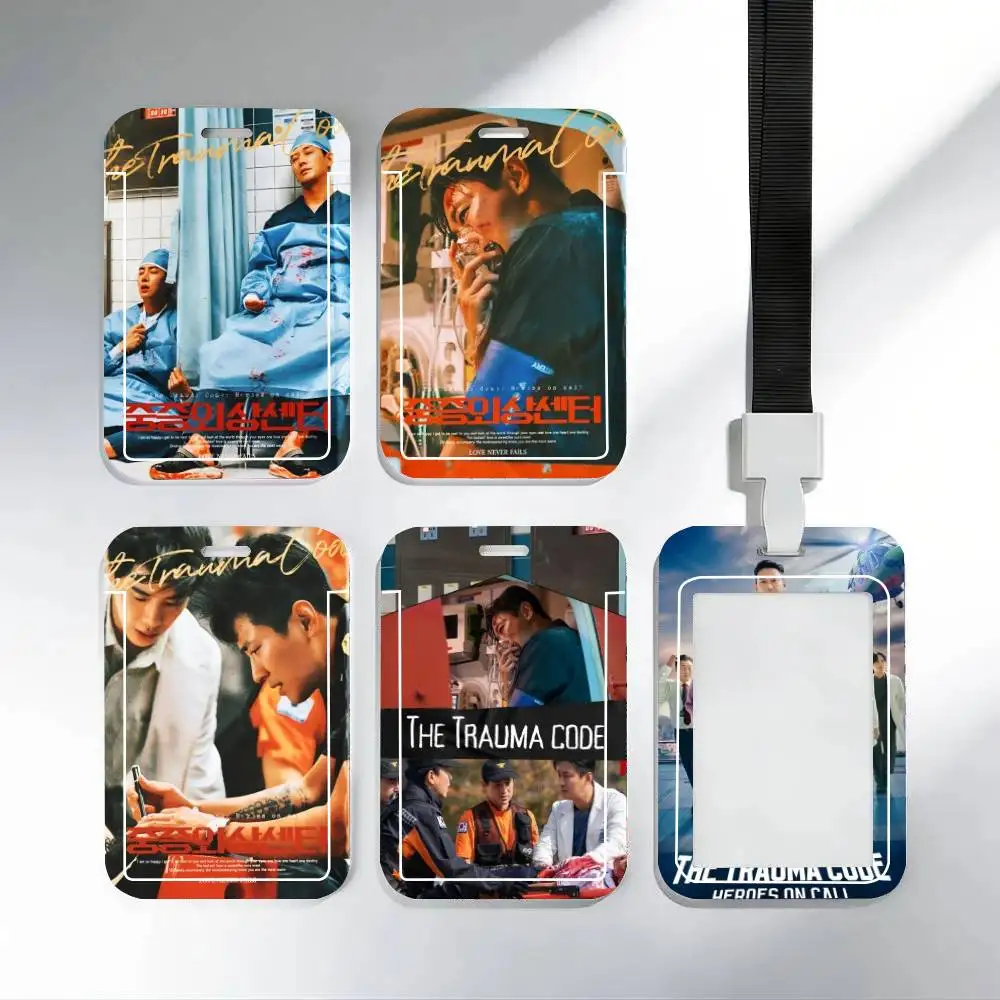 The Trauma Code Heroes on Call   ID Card Holder Neck Strap Pendant Door Badge Holder Lanyards Keychain Work Credential Case Gift