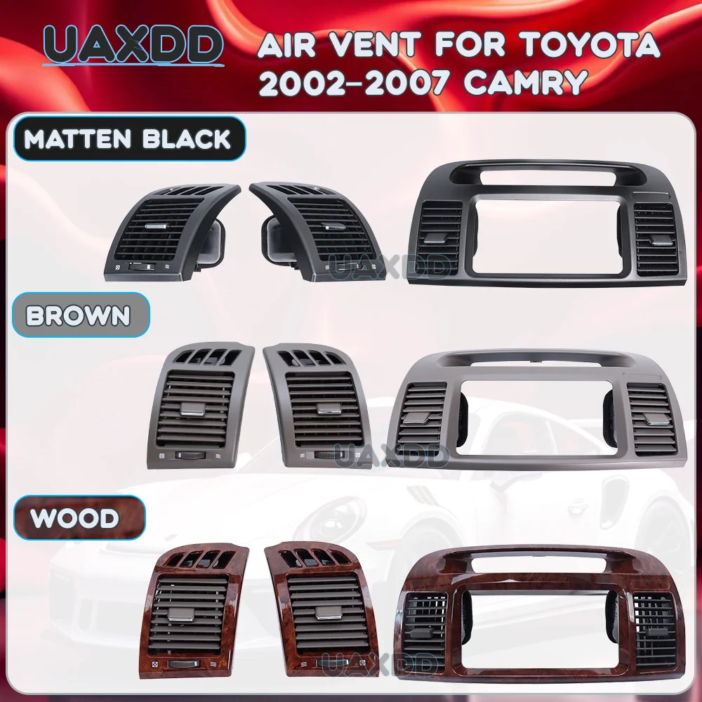 AIR VENT For Toyota 2002-2007 CAMRY Car Conditioning Interior AC Accessories Grille Dashboard Panel Outlet Replacement parts kit
