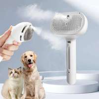 Dog Spray Hair Comb Pet Steam Massage Brush Safe Round Head Soft Teeth Spray Hair Removal Comb for Dog Cat Cleaning Brush
