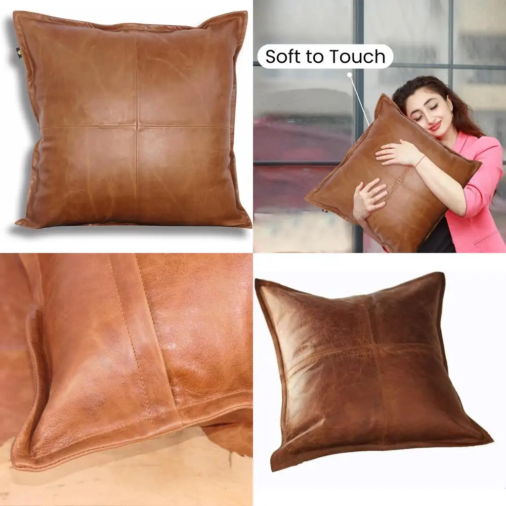 

Декоративная наволочка из овечьей кожи — чехол для диванной подушки для гостиной и спальни, 16x16 дюймов