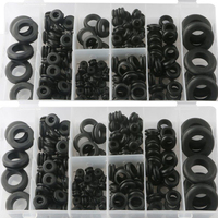 180Pcs Rubber Grommets Firewall Hole Plug Retaining Ring Set Car Electrical Wire Gasket Kit For Cylinder Valve Water Pipe