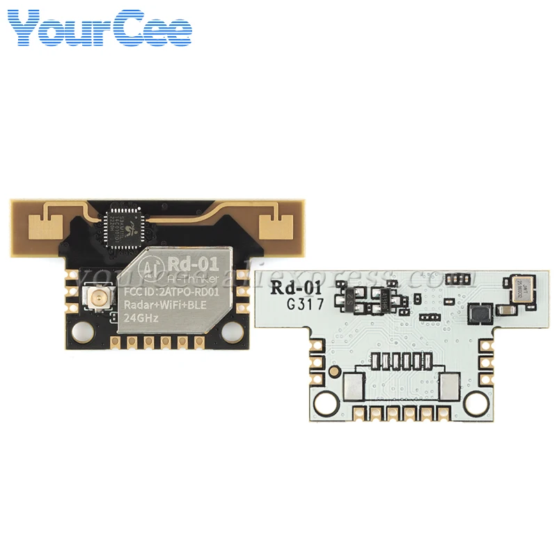 RD-01 24G Radar Human Body Sensor Radar+BLE+Wifi Wireless RD01 Millimeter Wave Module ISM SMD/Socket