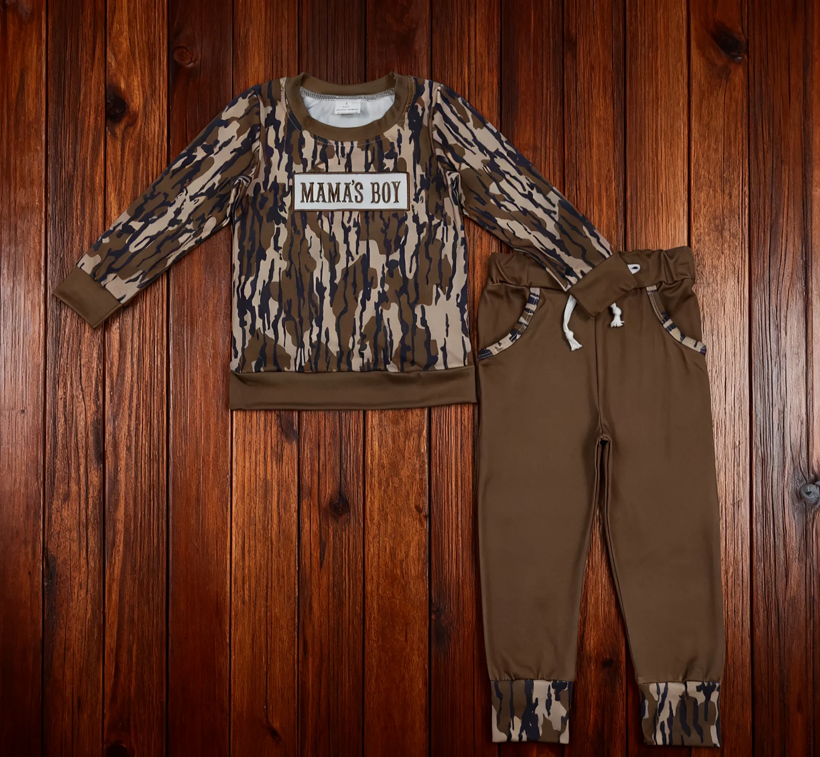 

Z1111-07 BLP1334 Kids Outfit Long Sleeve Embroidery Print Top With Pants Set Children Boutique Clothes