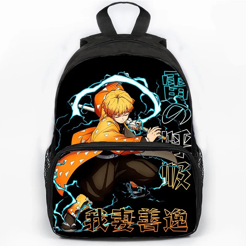 Demon Slayer Shinobu Kocho Print Backpacks Kids School Bags Girls Boys Kimetsu No Yaiba Backpack Anime Manga Bookbag Mochila