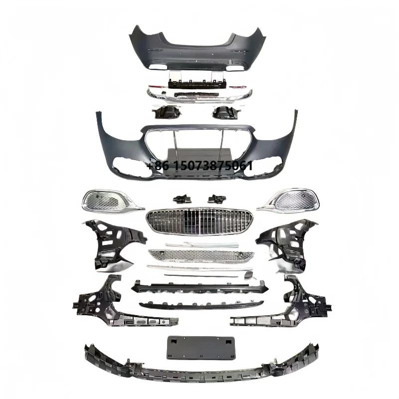 New High Quality Full Front Rear Bumper Body Kit  S- Class W223 Upgrade  Universal Fitment Perfect Fit No Damage
