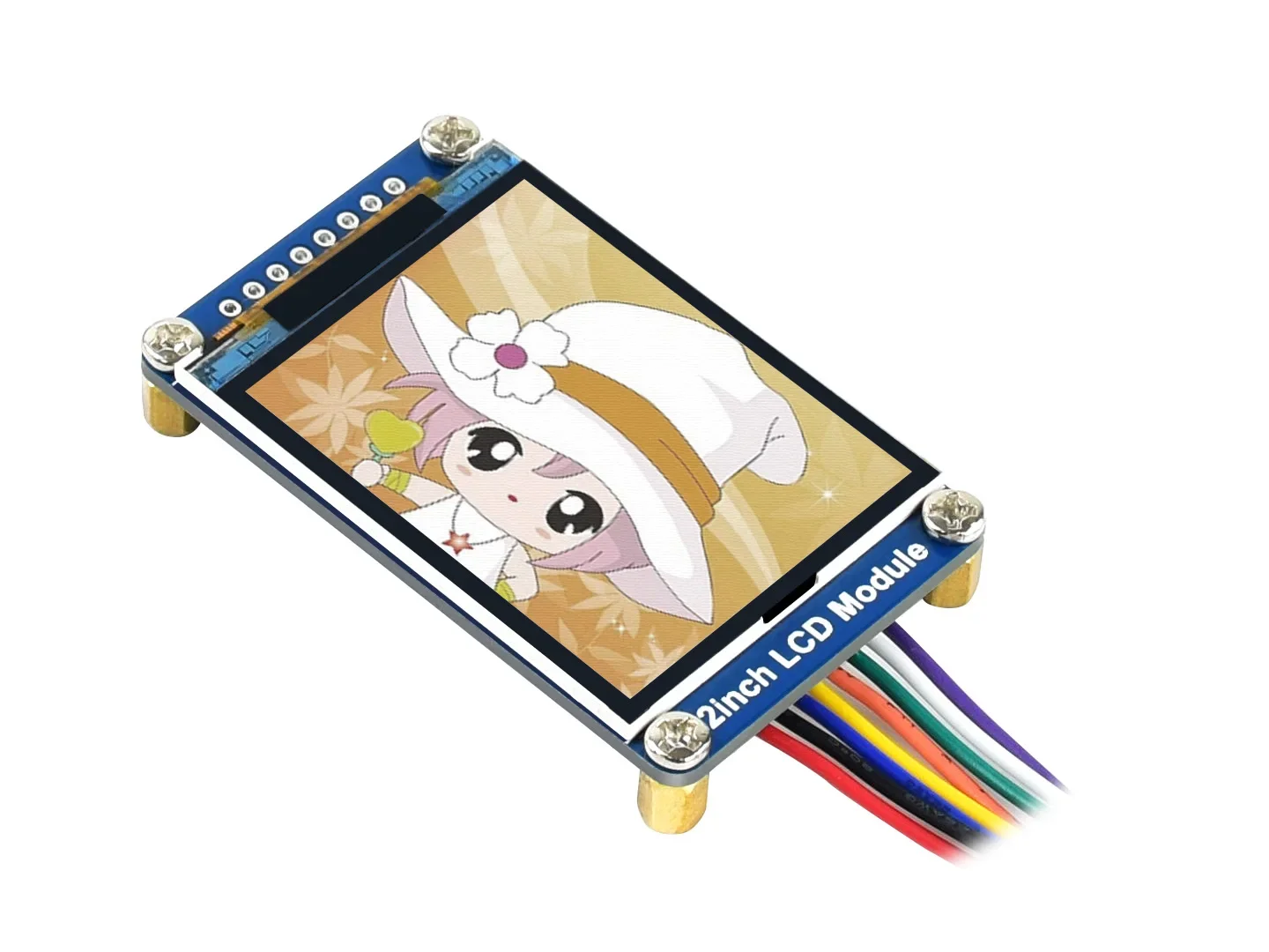 Waveshare General 2inch IPS LCD Display Module, IPS Screen, 240*320 Resolution, SPI, for Raspberry Pi/VisionFive2/Arduino/STM32
