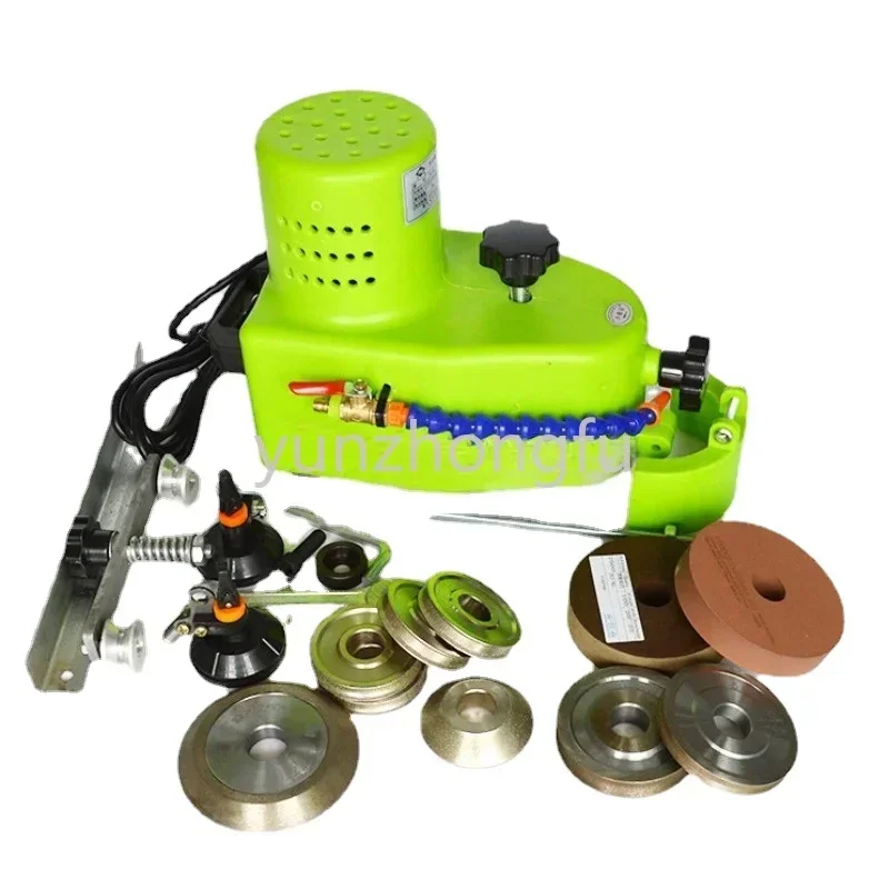 

Portable small type hand-held glass edging machine grinding machine glass processing machinery