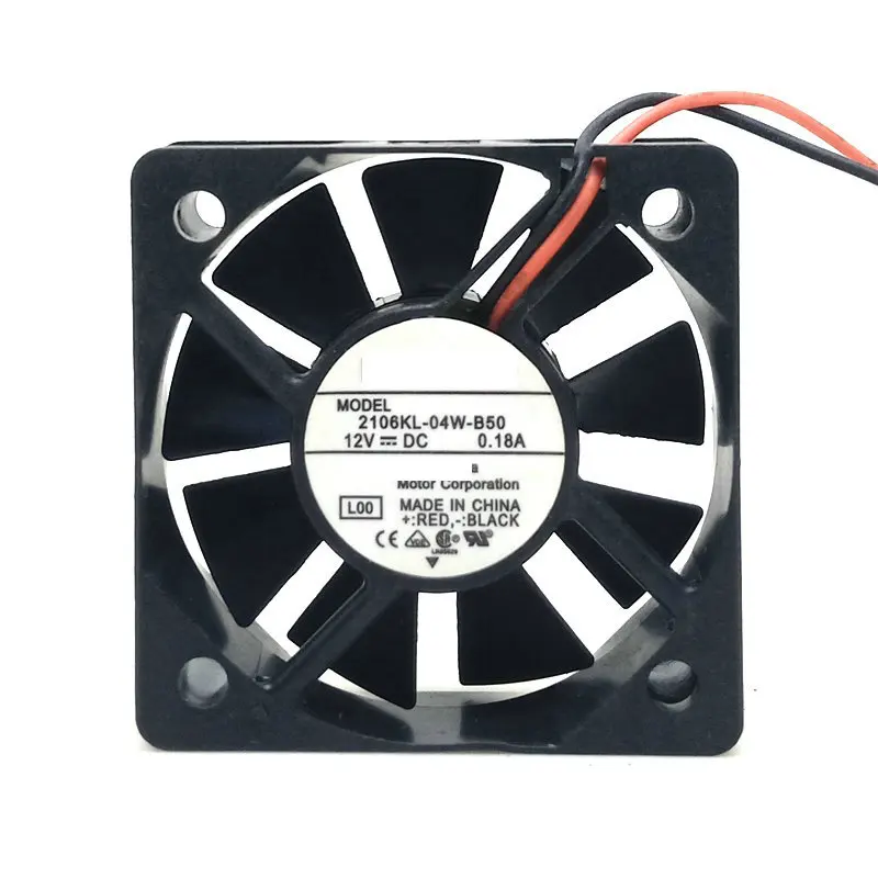 5cm 2106KL-04W-B50 50x50x15MM  DC12V 0.18A 2Lines Cooling fan Laptop