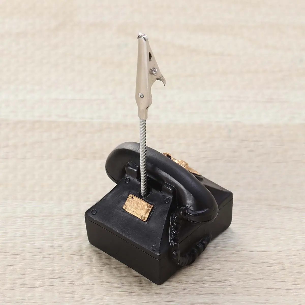 1Pcs Resin Retro Memo Clip Desktop Note Holder for Office Home Use Cube Base Document Stand Photo Clamp Table Decoration Clip